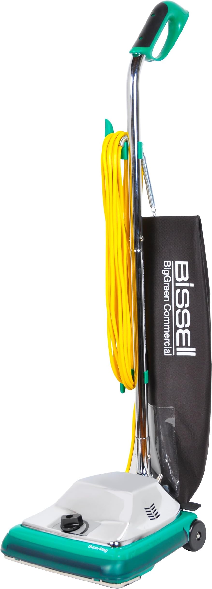 Bissell BigGreen Commercial BG101H ProBag Comfort Grip Handle Upright Vacuum with Magnet, 870W, 12