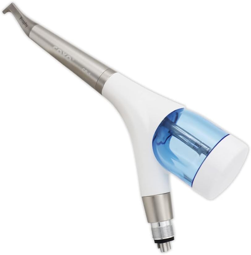 COXO Air Polisher with two working modes ,come with two Nozzles, 360 rotation head