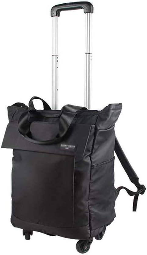 Folding Shopping Cart, Grocery Stair Climbing Trolley Cart Large-Capacity Laundry Utility Cart with Quiet (Size : Style one)