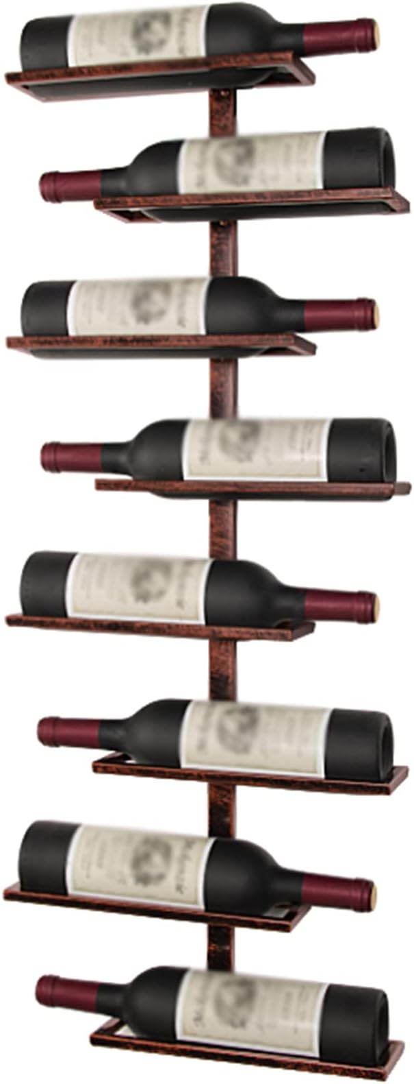 Wine Rack Wall Mounted, Wall Hanging Wine Holder for 4/6/8/10 Wine Bottles Racks for Wall, Wine Holder for Kitchen,Dining Room,Bar, Pantry, Wine Cellar