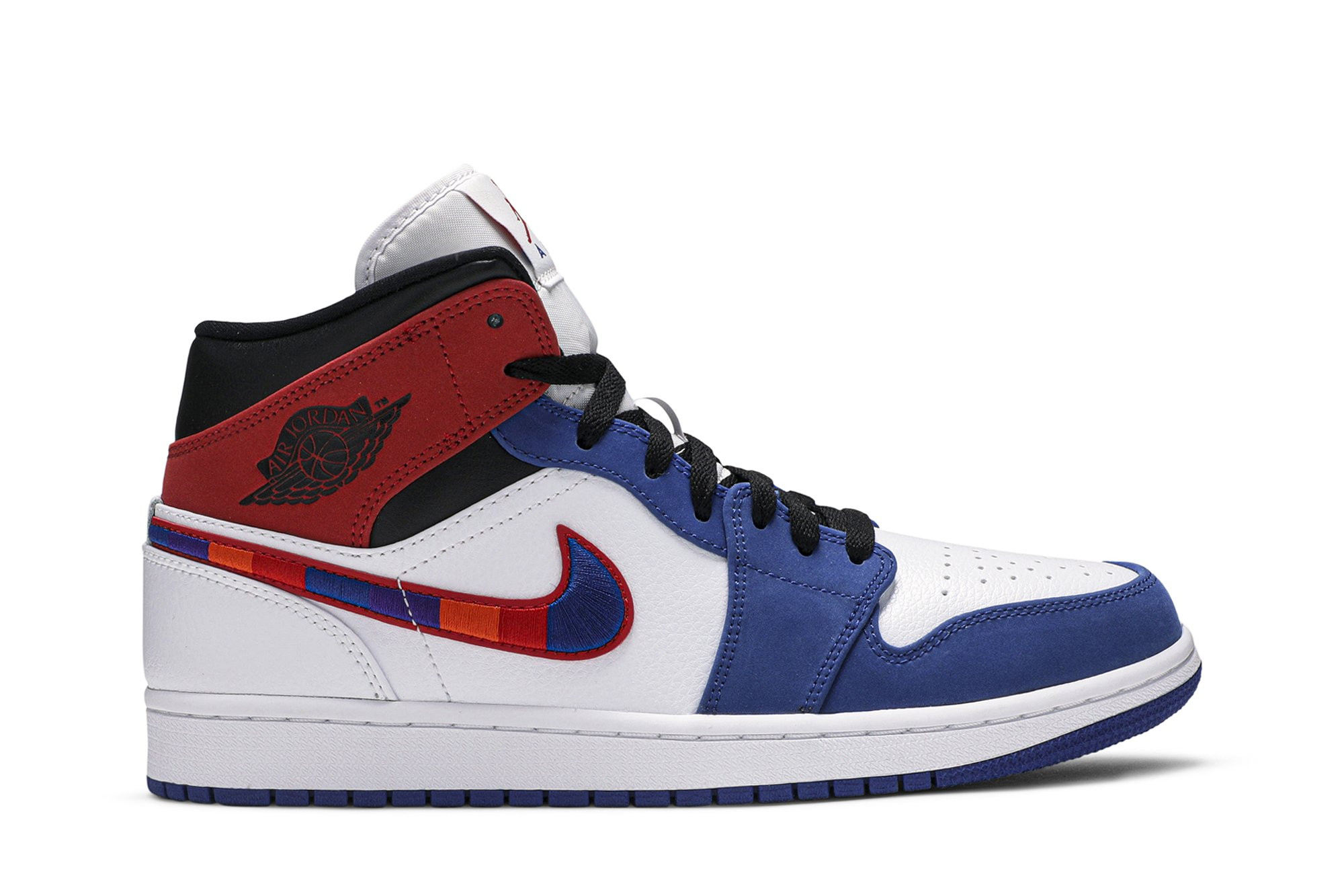 Air Jordan 1 Mid 'Multicolored Swoosh' 852542-146