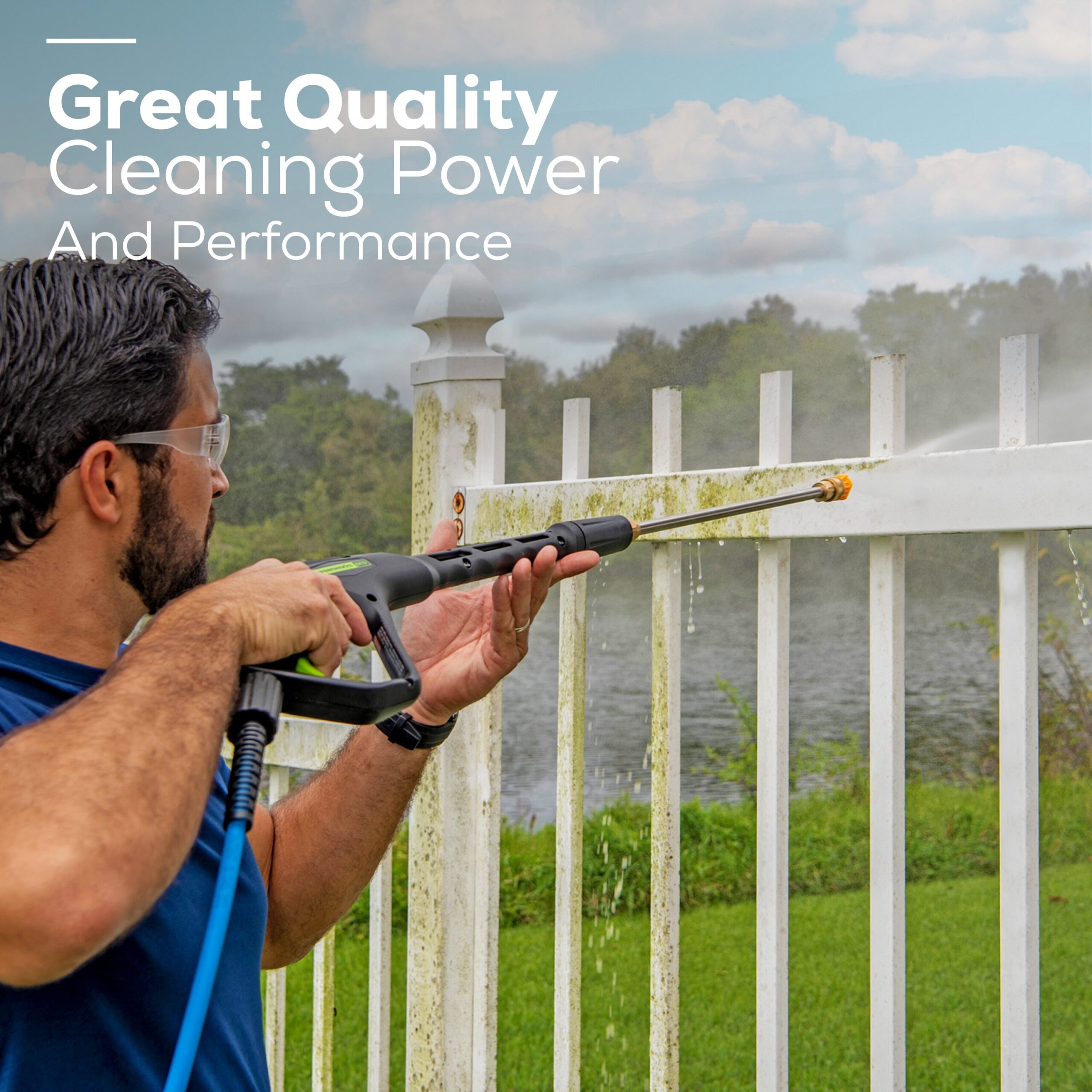 Greenworks 2100 PSI 1.2-GPM Cold Water Electric Pressure Washer (Battery and Charger Not Included)