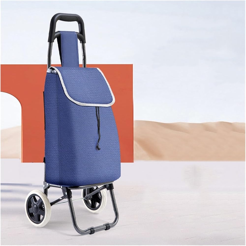 Foldable Shopping Trolley Bag with Wheels Large Reusable Cloth Hand Tote Bolsas Supermarket Grocery Pull Cart Bag