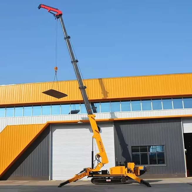 Electric Mini Spider Crane 1.5 tons 3 tons 5 tons, Cantilever Hydraulic Spider Crane 8 tons 10 tons 12 tons Suitable for Small Space, efficient Lifting, Easy to Operate