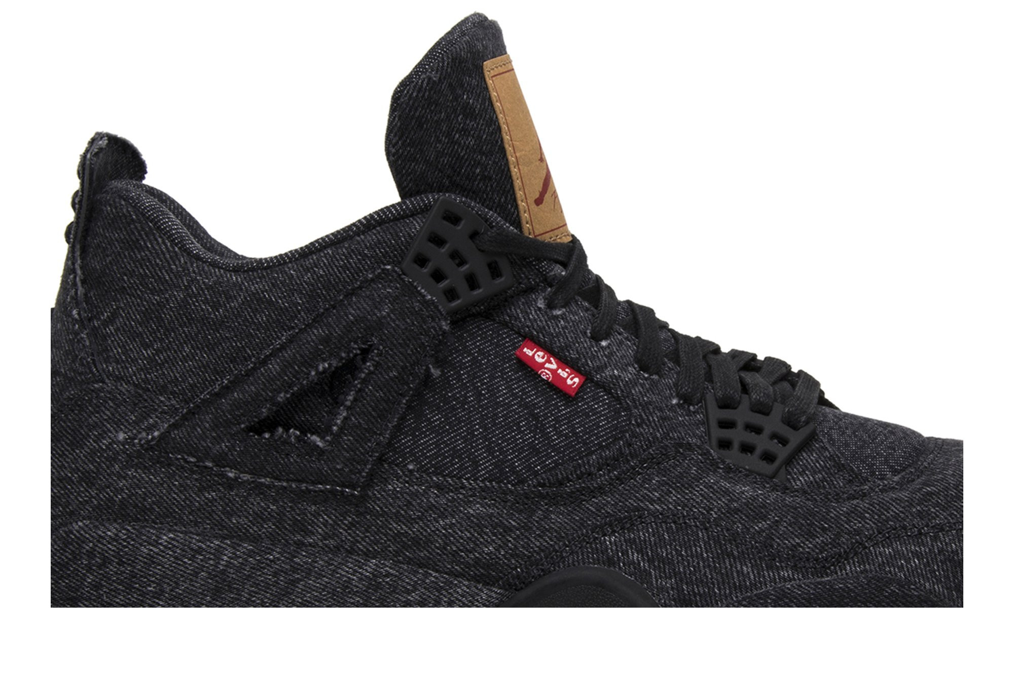 Levi's x Air Jordan 4 Retro 'Black Denim' AO2571-001