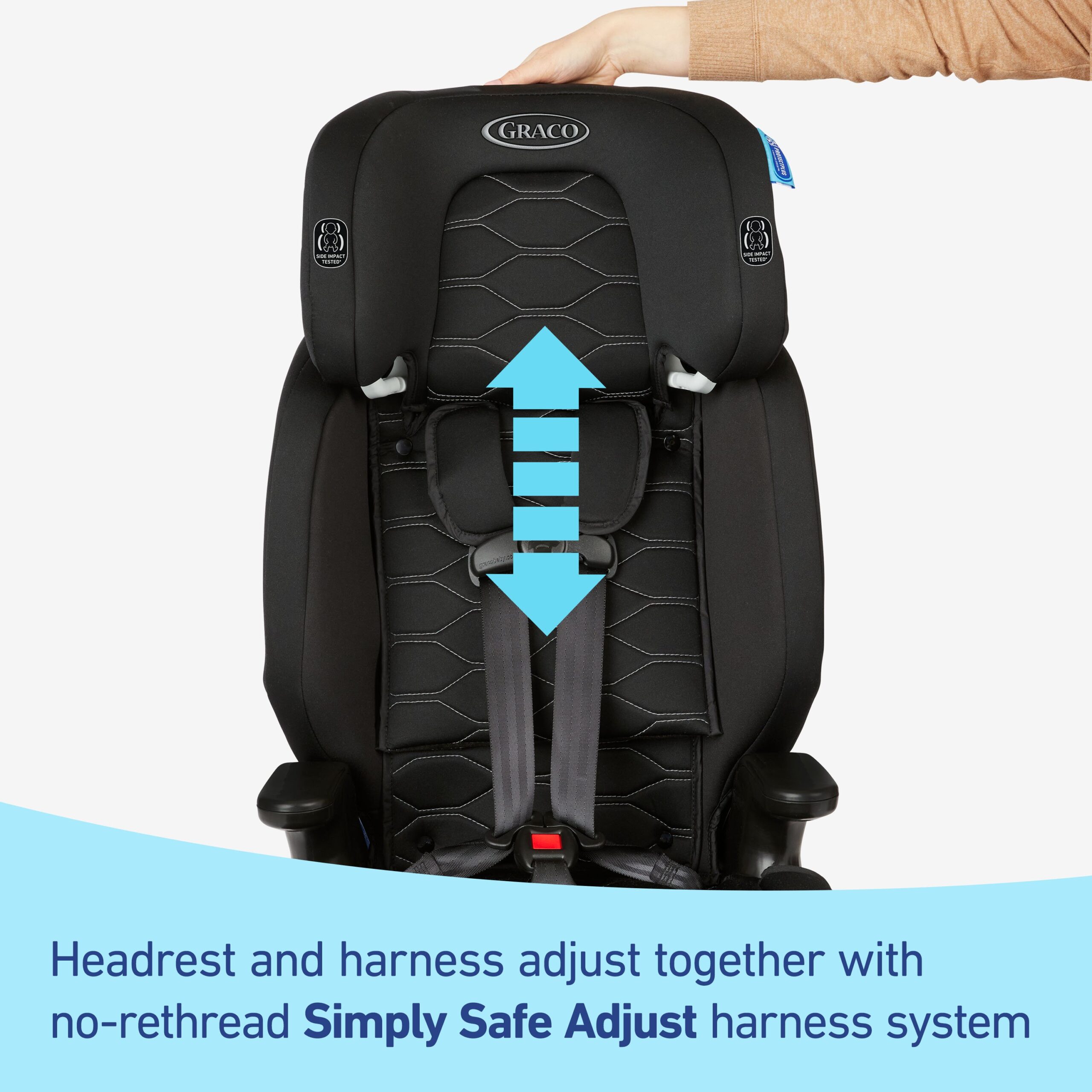 Graco Nautilus 2.0 LX 3-in-1 Harness Booster Car Seat- Hex
