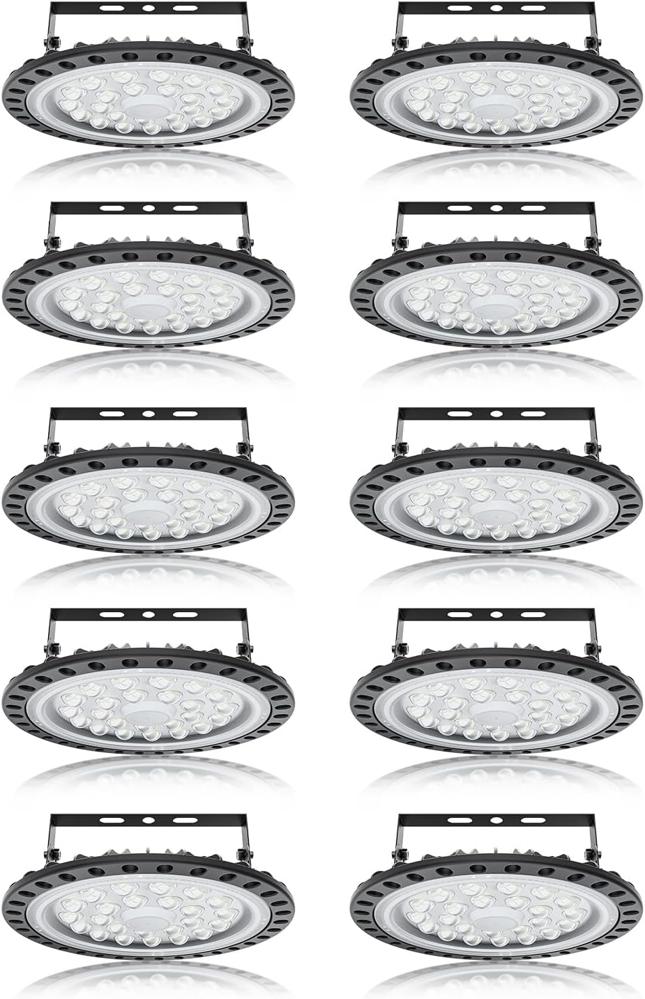 LED High Bay Light, 100W, Cool White, 25000 lumens, IP65 Waterproof, Modern Design, High Bay Light for Industrial, Garage, Warehouse use