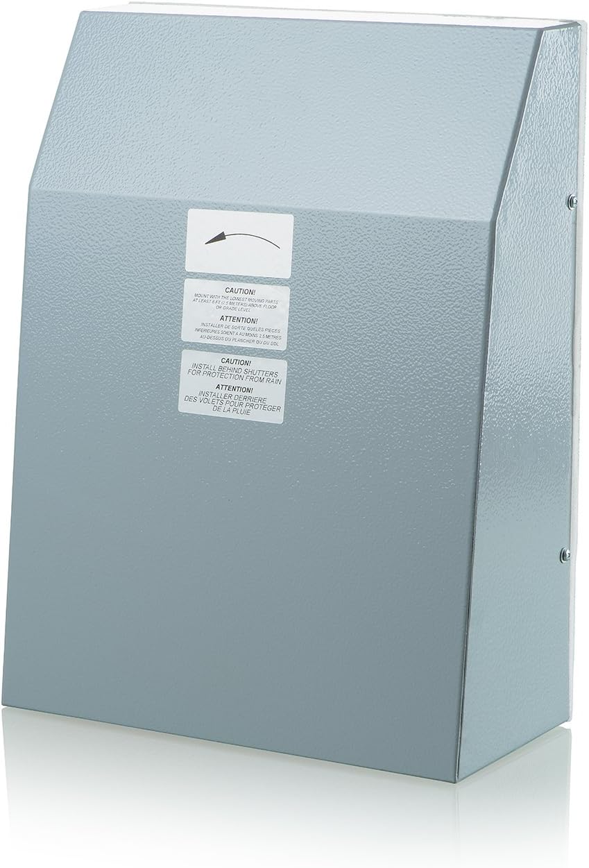 VENTS-US VCN 100 Wall Mounted Exterior Exhaust Centrifugal Fan with Up to 238 CFM - Great for Exhaust Boosting Applications in Commercial Settings and Buildings