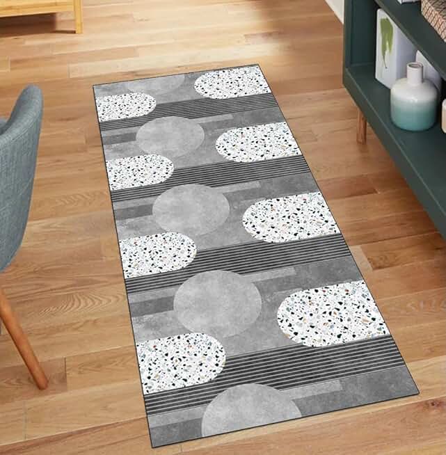 Carpet Runners for Hallway Bedroom Grey 3'4