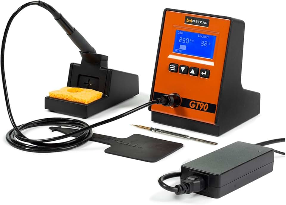 Metcal GT90-HP-T4 90 W T4 Soldering System w/Handpiece & Workstand (STN, ADPT, HP-T4UF, WS), GT Series