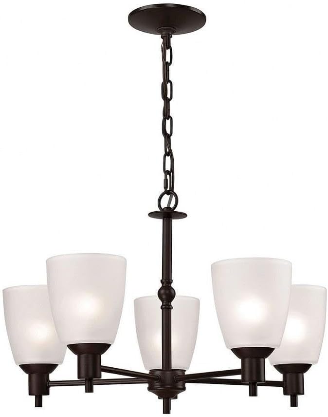 Cornerstone Lighting 1355CH/10 Thomas Lighting Chandelier, 22W X 22D X 10.2H, Oil-Rubbed Bronze