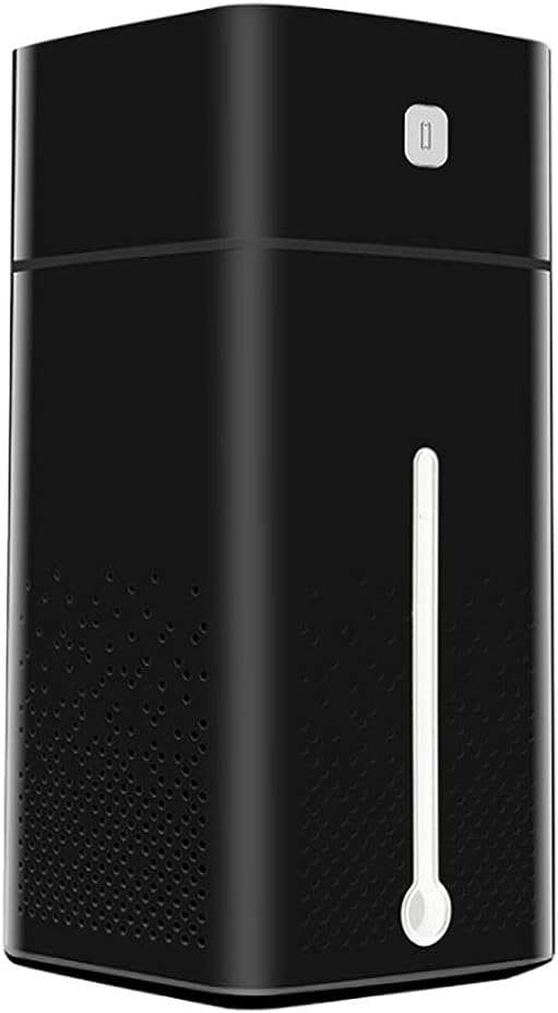 1000Ml Cool Mist Humidifiers, Ultrasonic 30 Db Quiet Humidifiers with 7 Color Atmosphere Lights, 20 Working Hours and Waterless Auto-Off for Babyroom, Living, Room, Living Room, Plants,Black