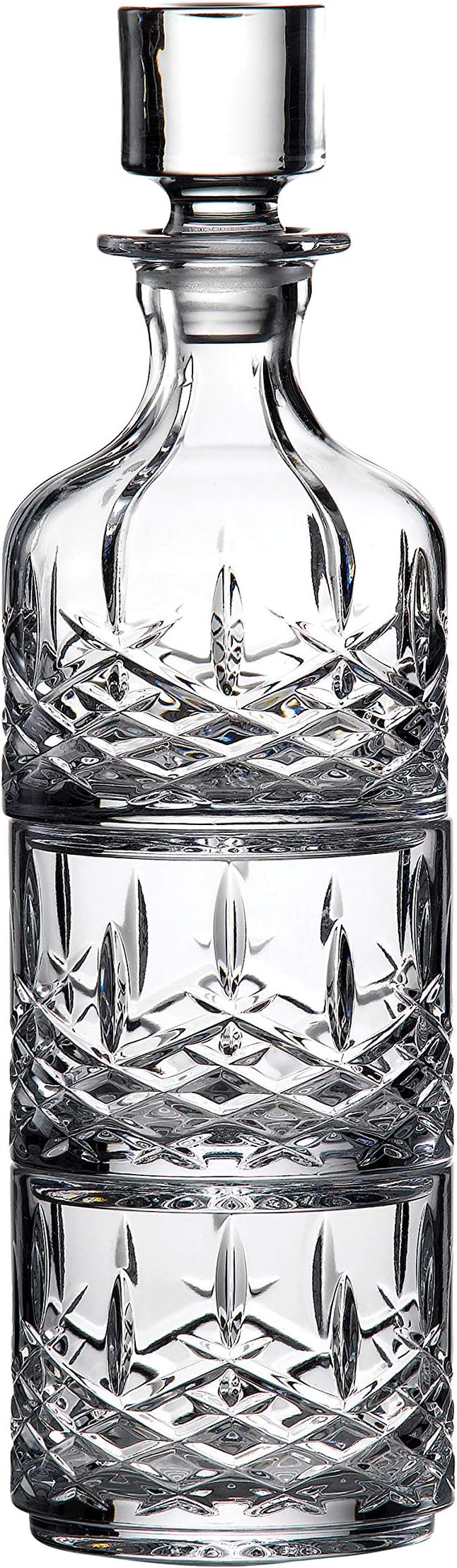 Marquis by Crystal Waterford Markham Stacking Decanter & Tumbler pair