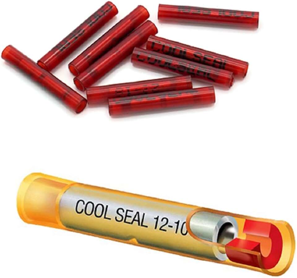 FTZ Cool Seal Butt Splice Wire Connectors Crimp Terminals 22-18 AWG Qty 1000