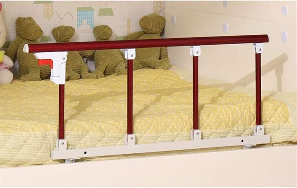 Bed Side Handrail Bed Guardrail Fence Assist Handle Bed Railing Folding Bedside Grab Bar Bumper (Size : 95X40CM) Safety Assisting Rails(Color:A)