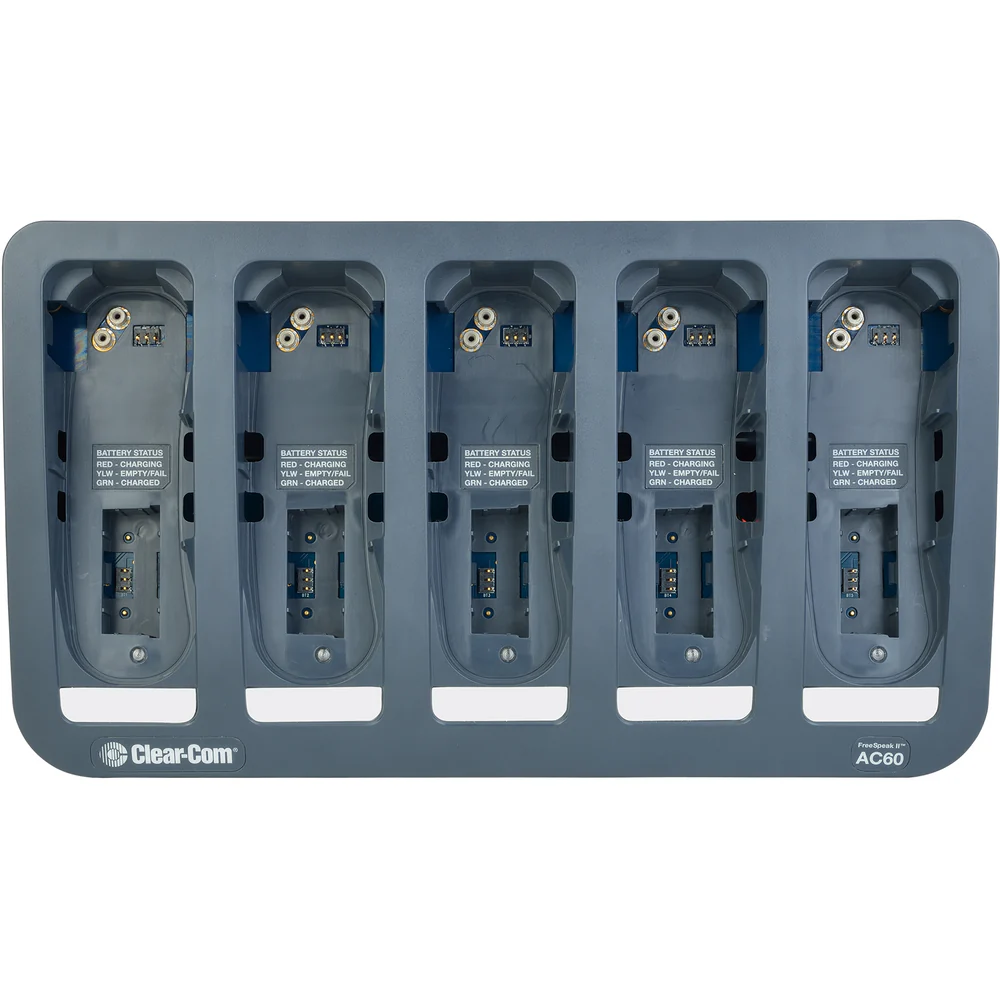 Clear-Com AC60 FreeSpeak II 5 Way Charger Clear-Com AC60 FreeSpeak II 5 Way Charger