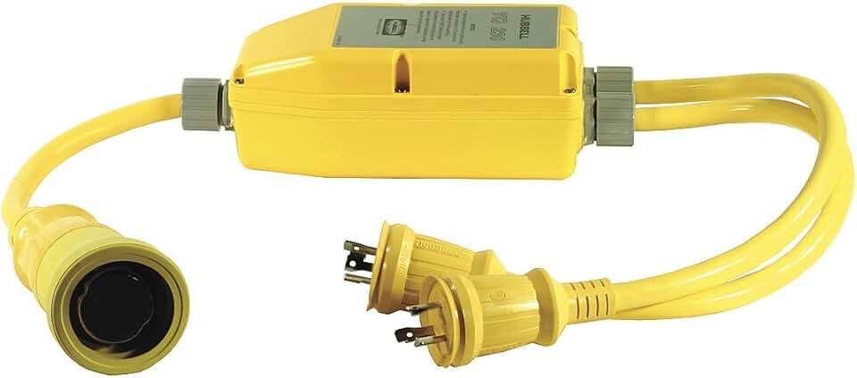 HUBBELL YQ230 Intelligent Y-Adapter 50A-2 30A, See Image