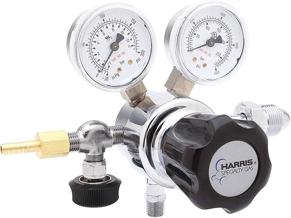 Harris, KH1003, Spclty Gas Reg, Cylinder, Hydrogen, CGA-350