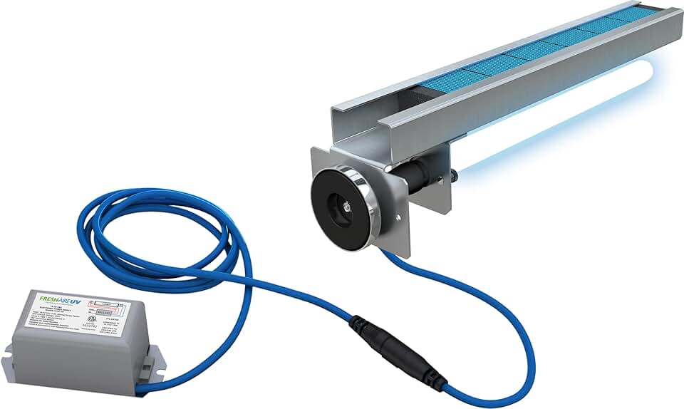 Fresh-Aire APCO Magentic Mount with 6 Carbon Cell Filter Matrix, Includes 2 Year Lamp, 18-32 VAC