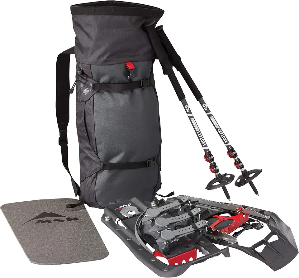 MSR Evo Ascent Snowshoe Kit, Stone Gray, 22 inches