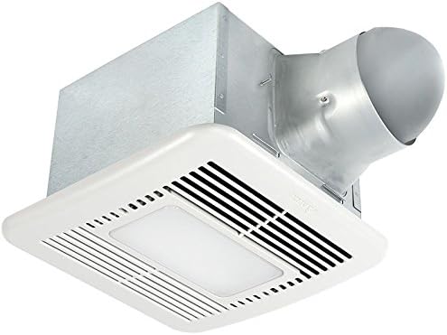 Delta BreezSignature SIG80-110LED 80/110 CFM Exhaust Bath Fan/Dimmable LED Light/Night-Light with Humidity Sensor