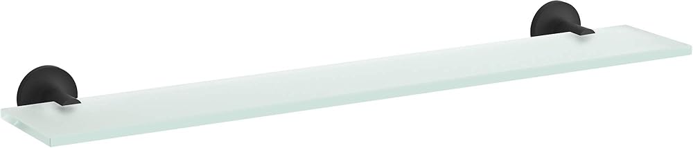 Kohler K-14440-BL Purist Bathroom Shelf, Matte Black