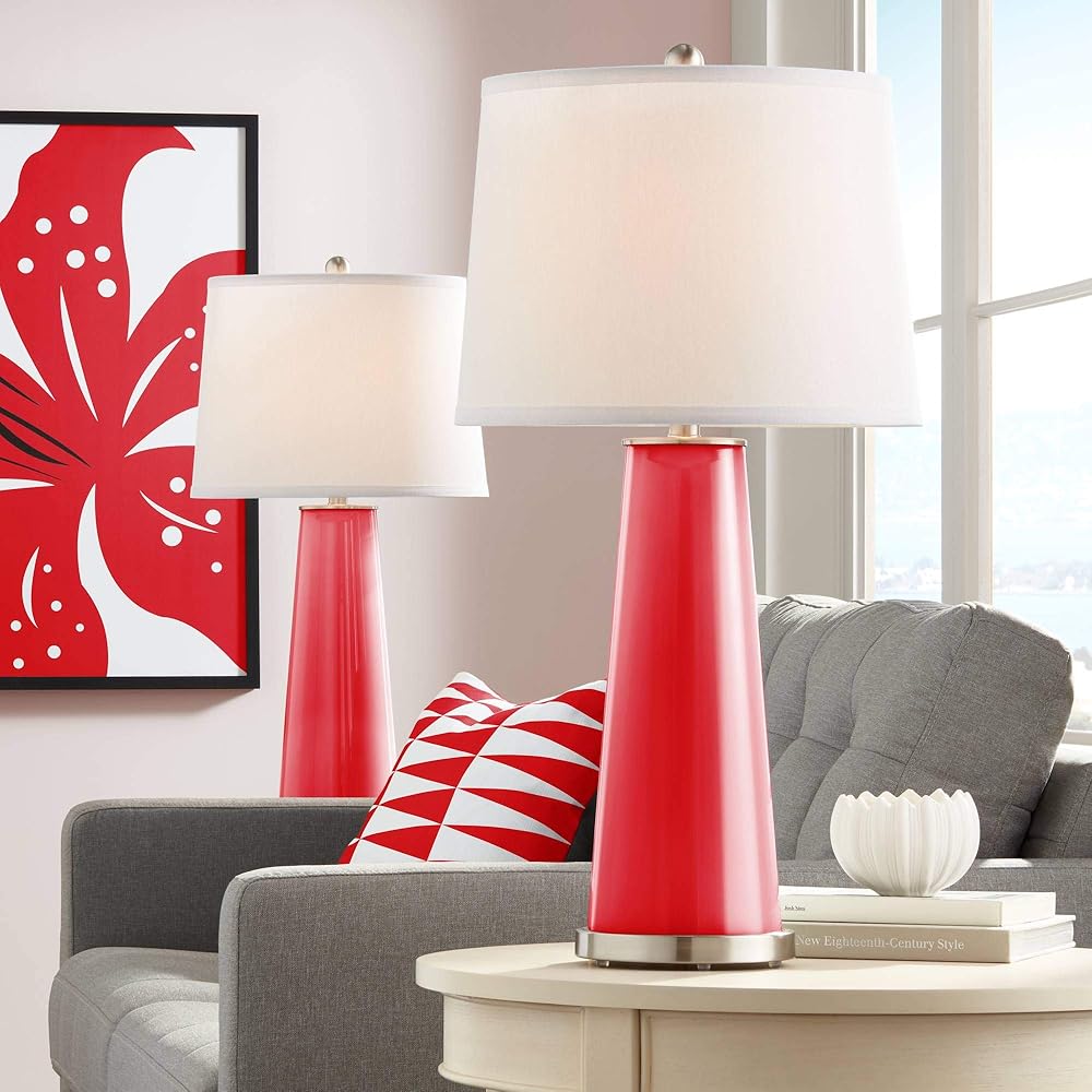 Color + Plus Leo Modern Table Lamps 29 1/2