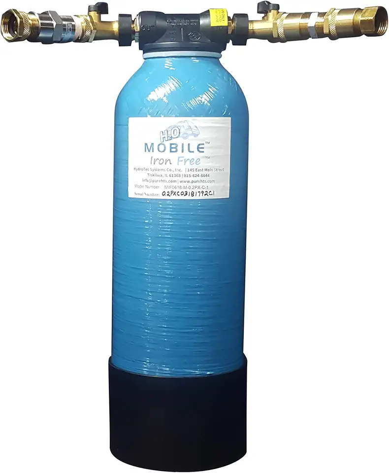 Chemcial Free Iron Removal Filter, Portable and Manual, but Easy to Use.