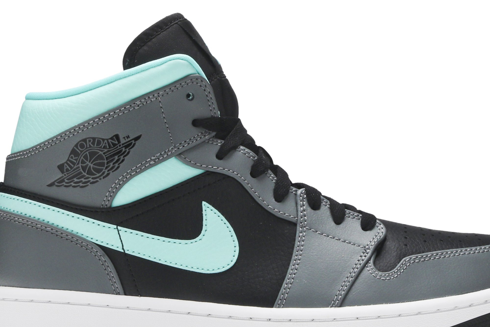 Air Jordan 1 Mid 'Grey Aqua' 554724-063