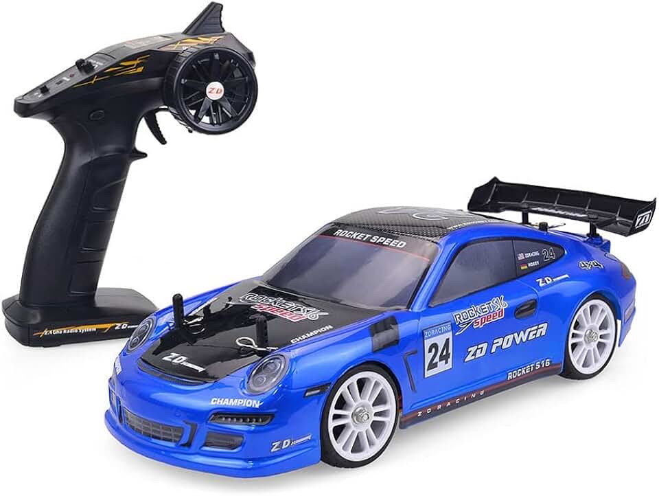 Rc Cars 1:16 Remote Control Car Full Metal Chassis Brushless Motor 45 KMH Speed Hobby Off-Road Monster Electric Trucks Buggy Toy for Adults,2.4GHz All Terrains Racing Vehicle Gift