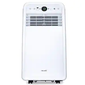 NewAir 4,000 BTU Portable Air Conditioner Cools 200 Sq. Ft. with Remote and Window Venting Kit in White