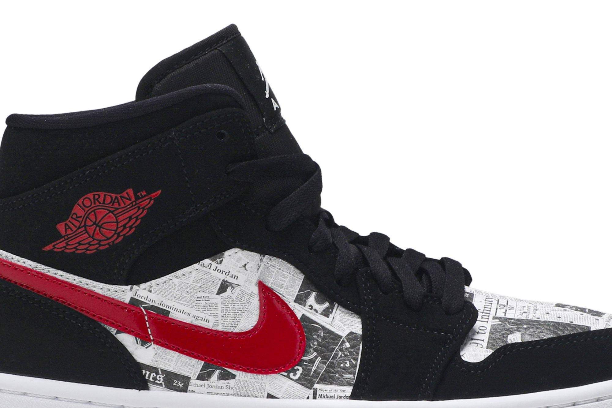 Air Jordan 1 Mid SE 'Newspaper Air Times' 852542-061