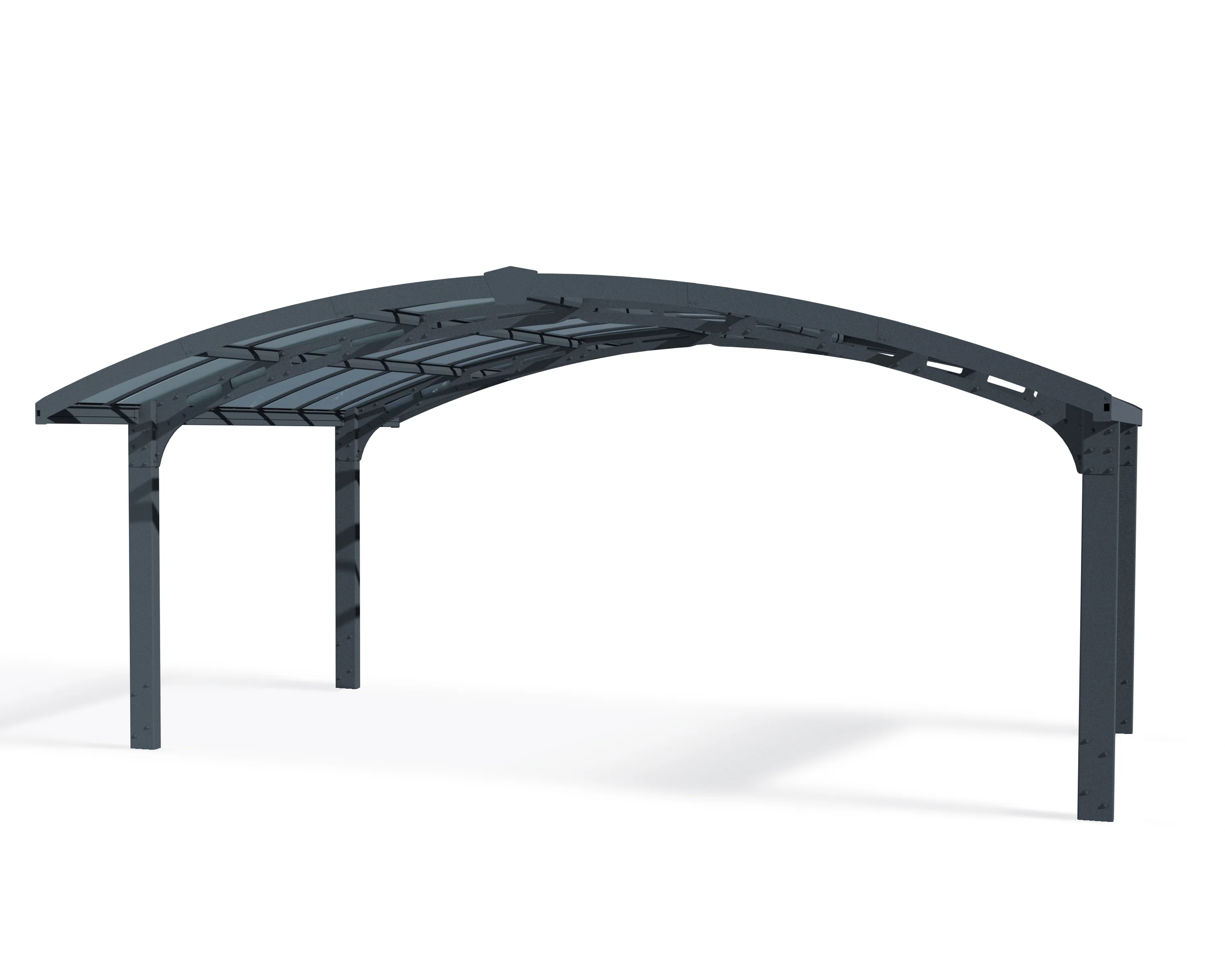 Canopia Arizona Breeze Double Carport Arch-Style