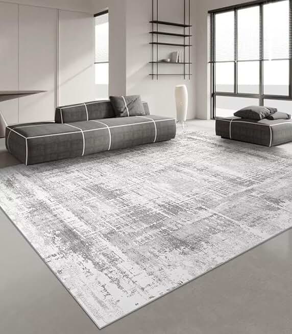Minimalism Solid Color Carpet Japanese Style Beige Carpets for Living Room Bedroom Cloakroom Foot Mat Hall Sofa Area Large Rug,Flannel 8,200x300cm 78.7x118in