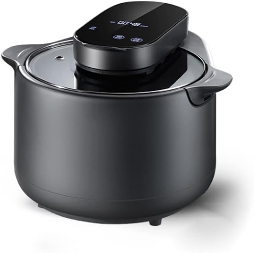 Air Fryer Smart Touch Electric Fryer Household Rotatable Baking Pan Kitchen Baking Integrated Pot (Black 301×412×268mm)