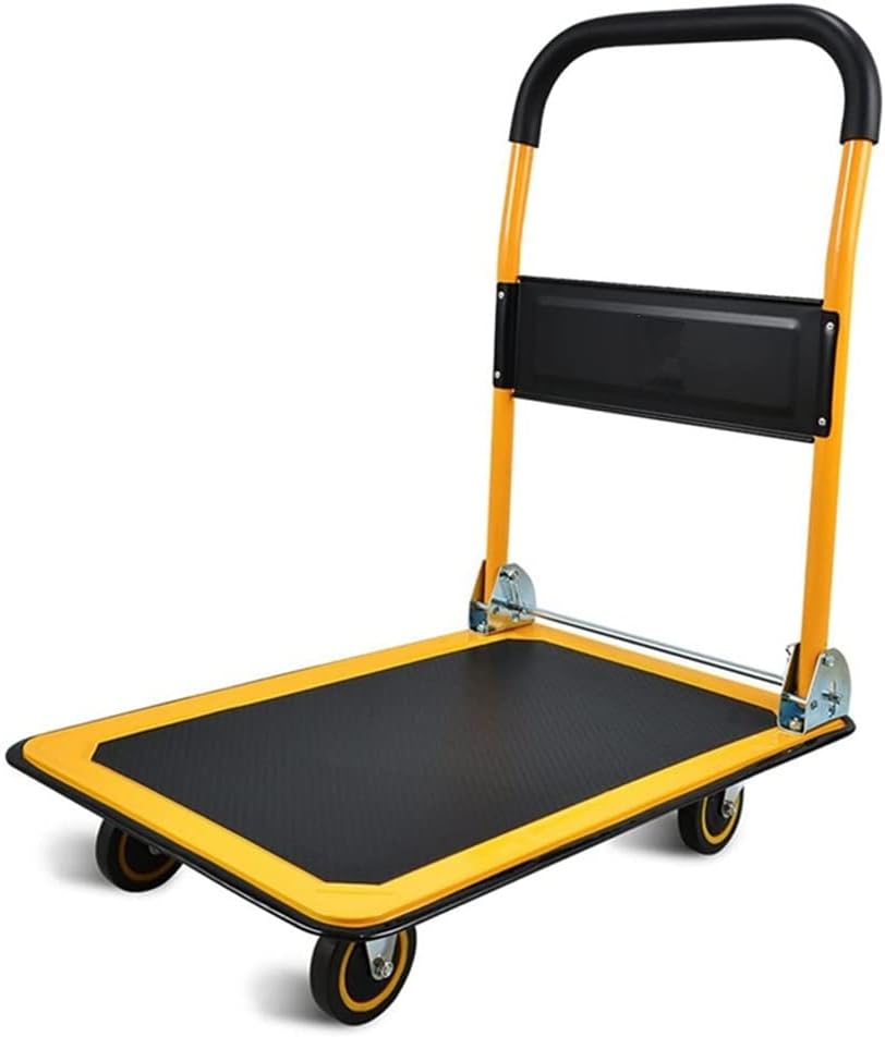 360 Degree Swivel Wheels and Foldable,Portable Push Pull Cart Dolly,Moving Platform Hand Truck,Load 150KGS