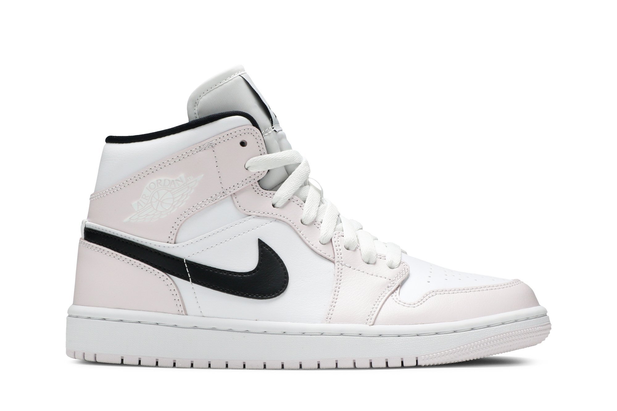 Wmns Air Jordan 1 Mid 'Barely Rose' BQ6472-500