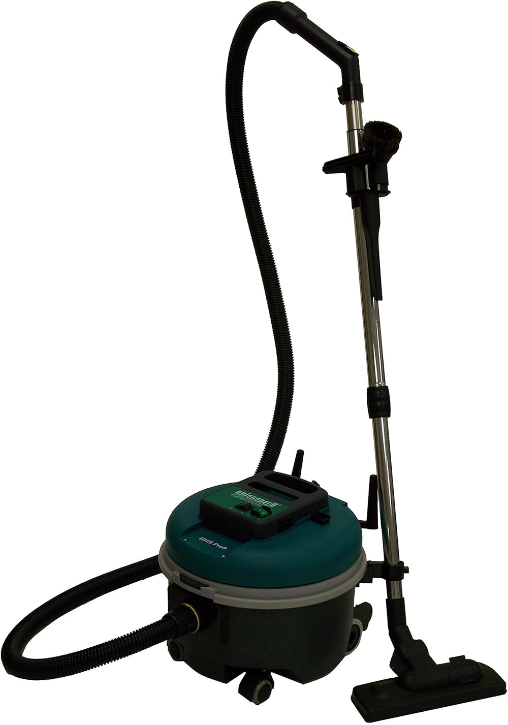 BISSELL BigGreen Commercial - BGCOMP9H Commercial Bagged Canister Vacuum, 7.3L Bag Capacity, Green