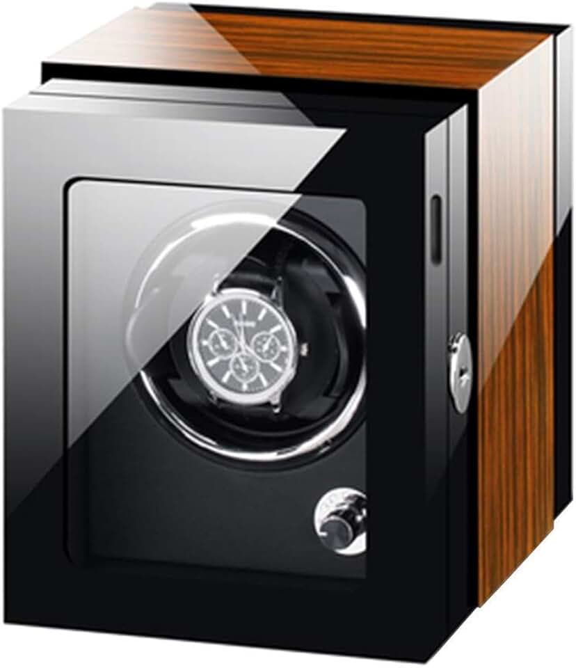 Single Automatic Watch Winder Watch Winder Box Quite Motor Soft Flexible Watch Pillow Ac Adapter and Battery Powered Interesting Life