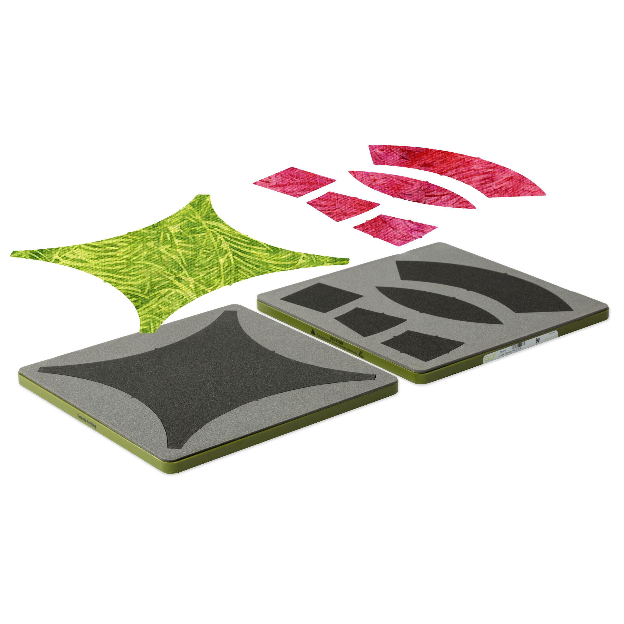 AccuQuilt GO! Double Wedding Ring-11 1/2  Finished (2-Die Set) Fabric Cutting Die