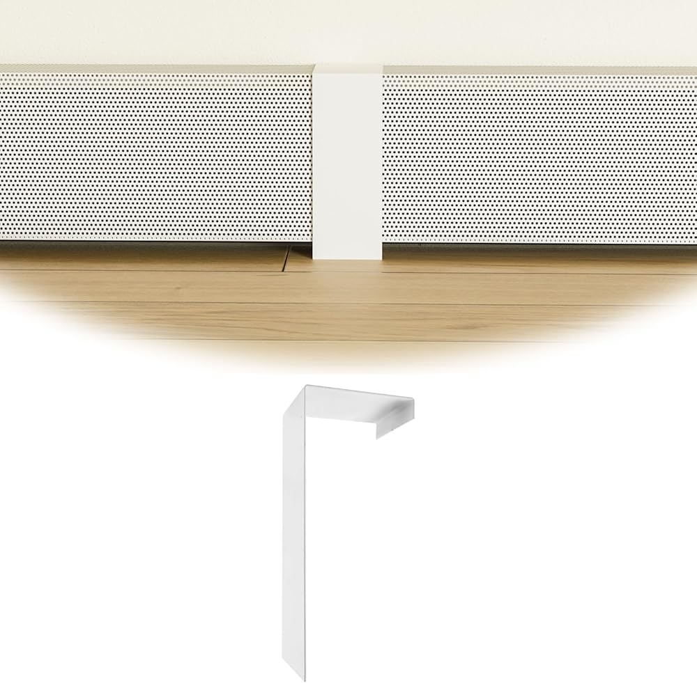 1Pack Extension Connector Accessory Galvanized Steel Material and 3FT White Baseboard Heater Cover Kit with Left and Right Endcaps Galvanized Steel Baseboard Radiator Cover