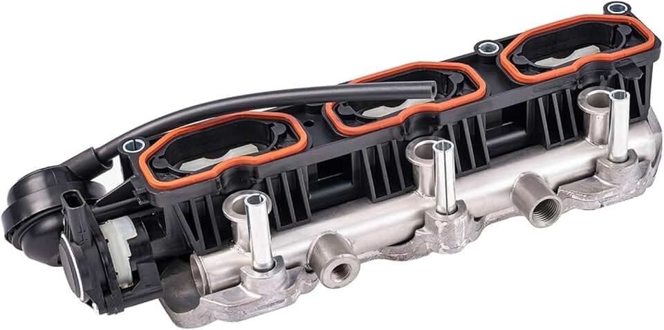 Left Intake Manifold 06E133109AL,06E133109AF Compatible with A4,S4,A5,S5,A6,S6,A7,A8,Q5,Q7 2010-15 Compatible with VW Touareg 2010-2018 3.0T Engine