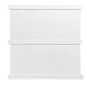 Weatherables Augusta 8 ft. H x 8 ft. W White Vinyl Privacy Fence Panel Kit