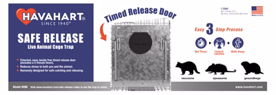 WOODSTREAM CORPHavahart Safe Release Live Catch Animal Trap For Raccoons 1 pk