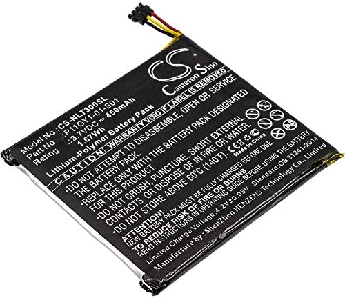 Cameron Sino New 450mAh Battery for Learning Thermostat T200377, Learning Thermostat T200477, Learning Thermostat T200577, Learning Thermostat T200777, Learning Thermostat T200877, T200377