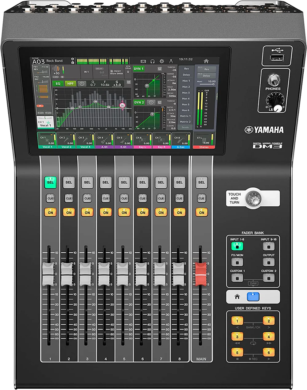 Yamaha DM3-D 22-channel Digital Mixer with Dante Yamaha DM3-D 22-channel Digital Mixer with Dante