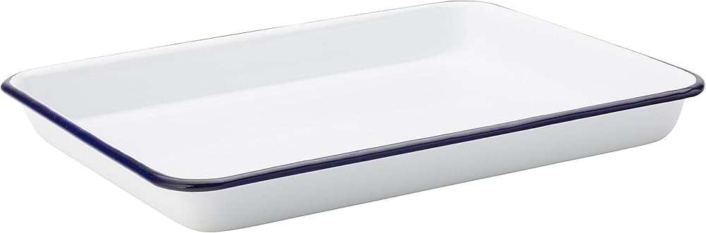 Eagle Enamel White Baking Tray 11