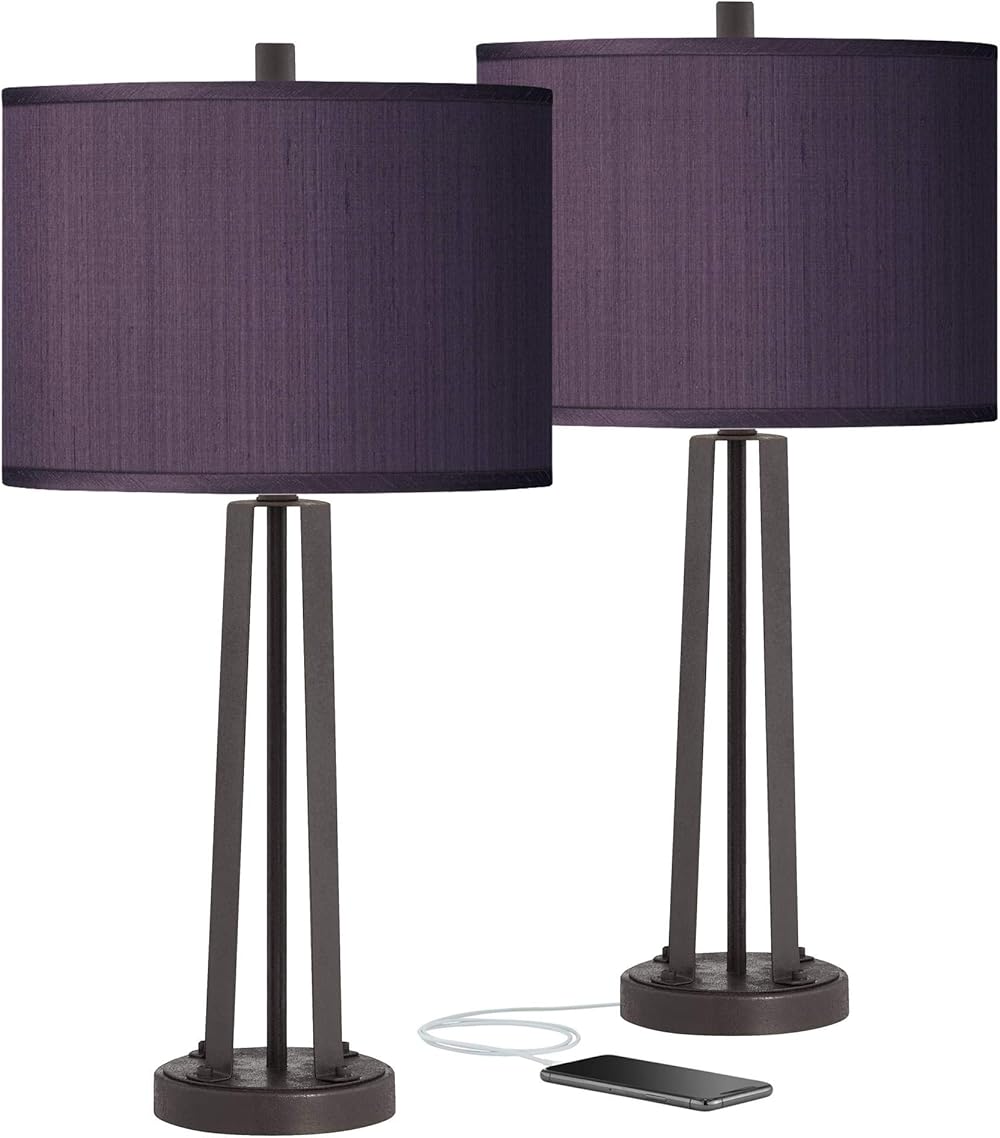 Possini Euro Design Modern Table Lamps 25 1/2