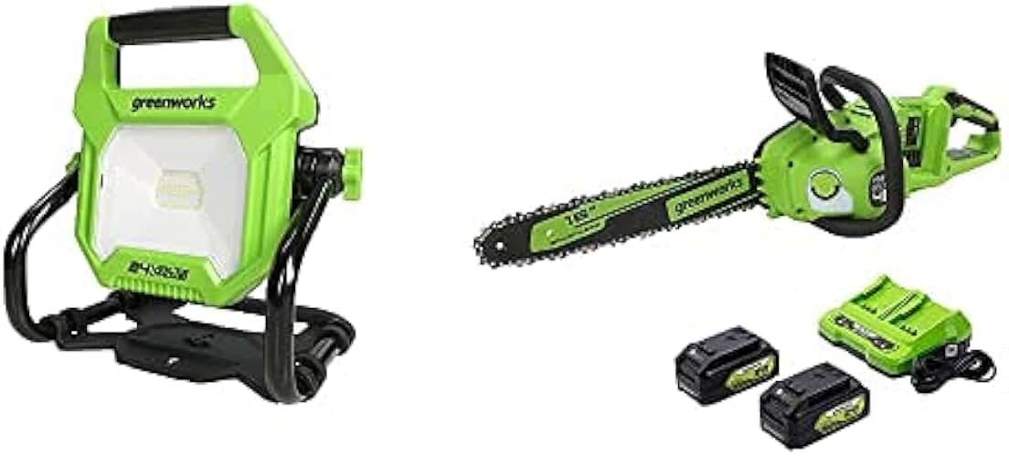 GreenWorks 24V (AC/DC) 2000-Lumen LED Work Light,48V 16