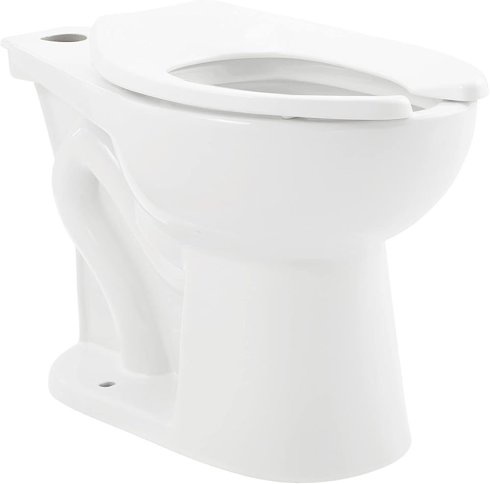 Sirène Floor-Mounted Comfort Height Commercial Elongated Top Flush Spud Flushometer Toilet Bowl